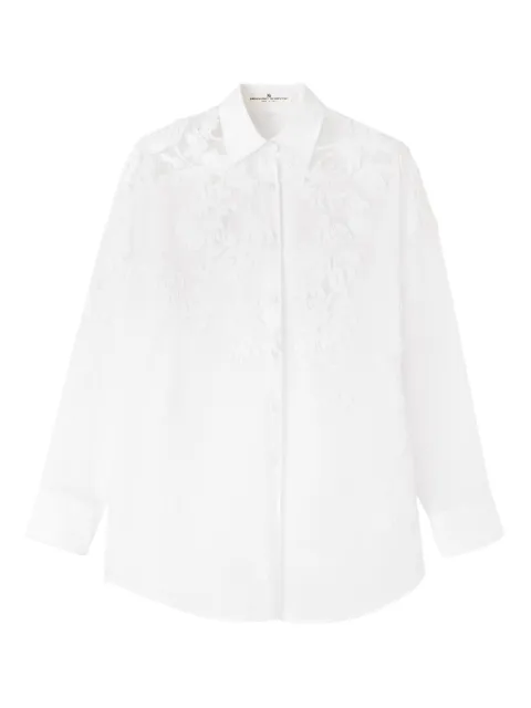 Ermanno Scervino floral-appliqué shirt