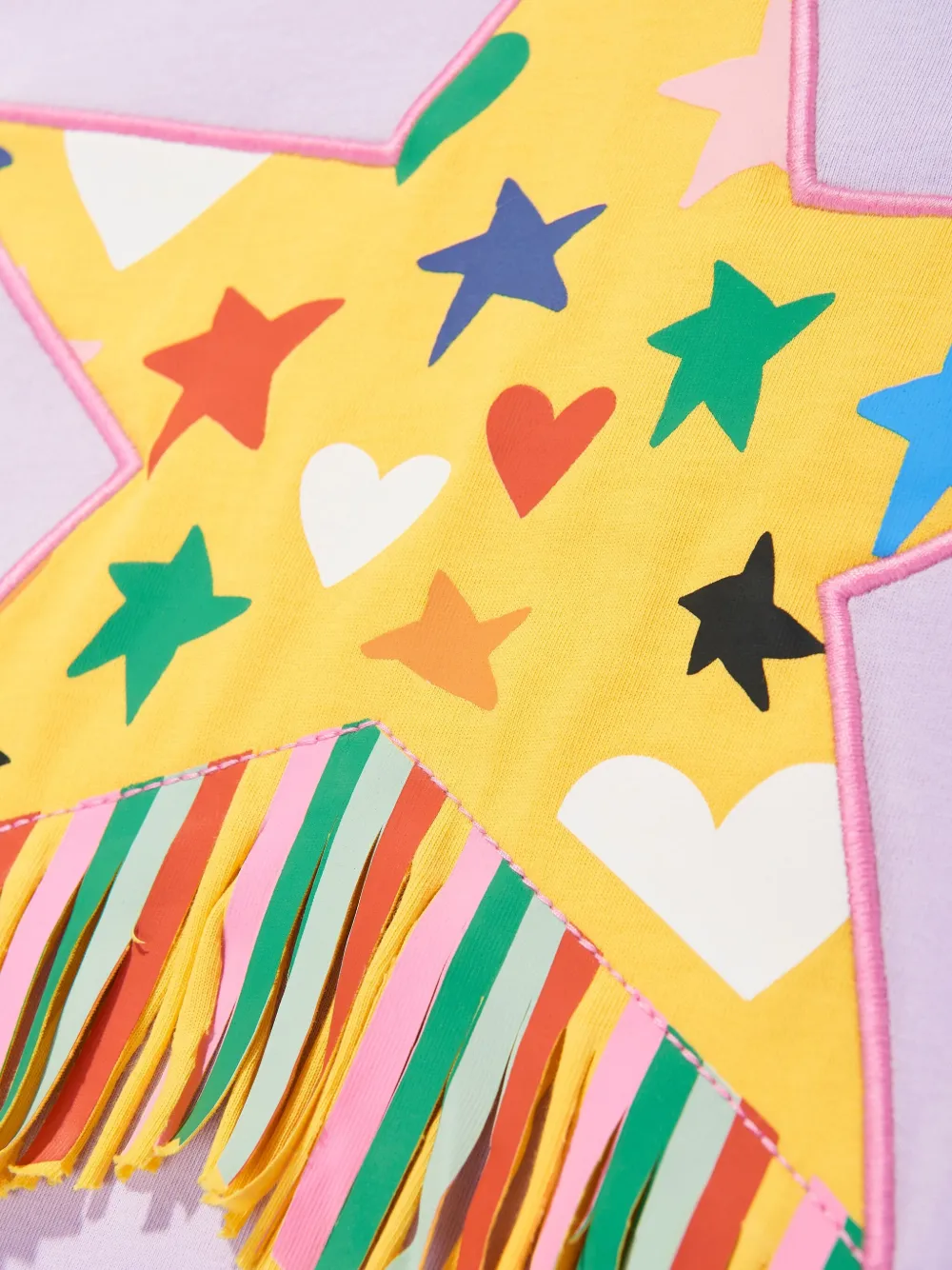 Stella McCartney Kids Jurk met sterpatroon Paars