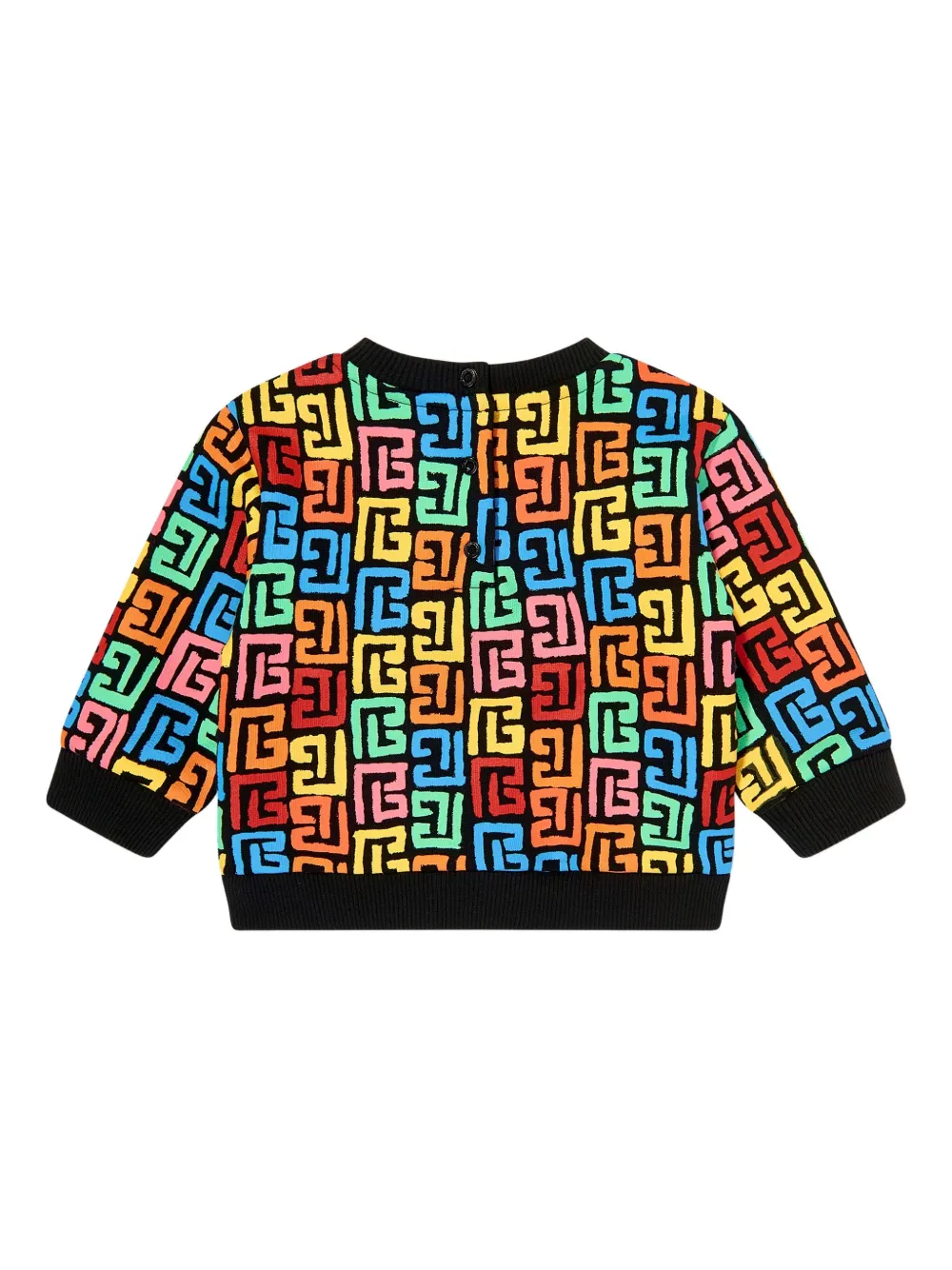 Balmain Kids sudadera con monograma en jacquard | Suéteres | Image 2