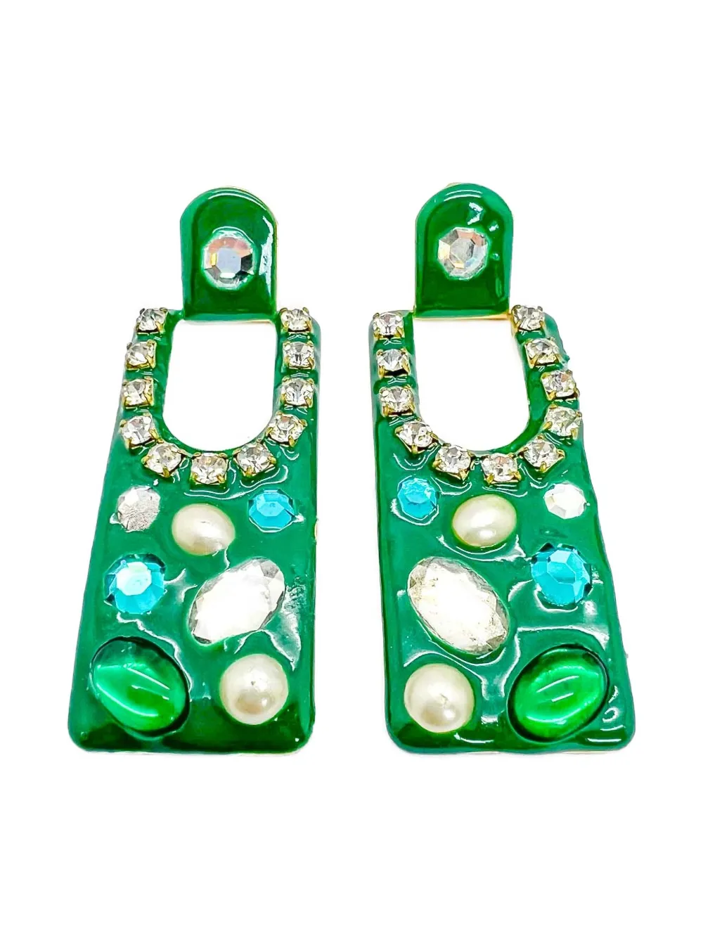 Jennifer Gibson Jewellery 1980s Fernellas brooch. cuff, and earrings set - Oro