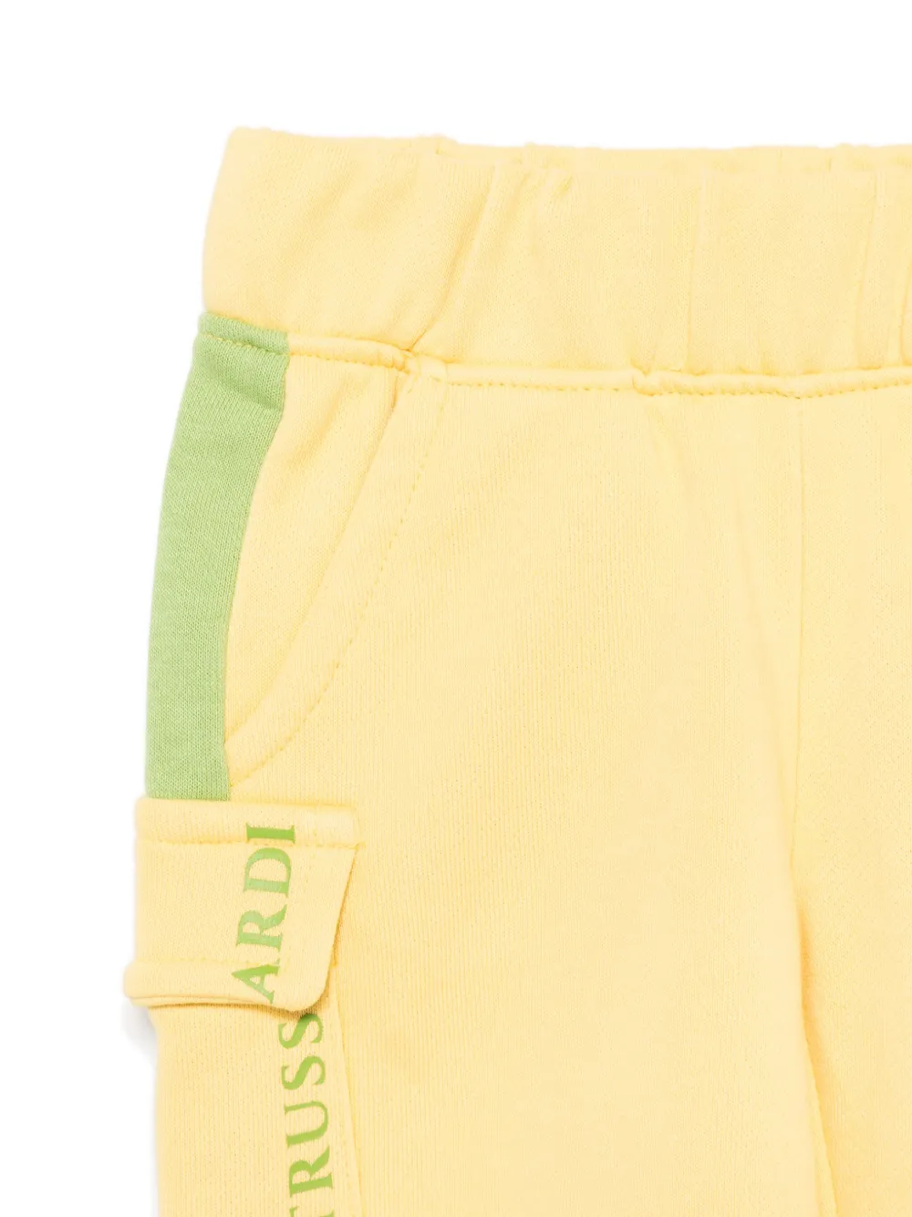 TRUSSARDI JUNIOR Shorts met logo-reliëf Geel