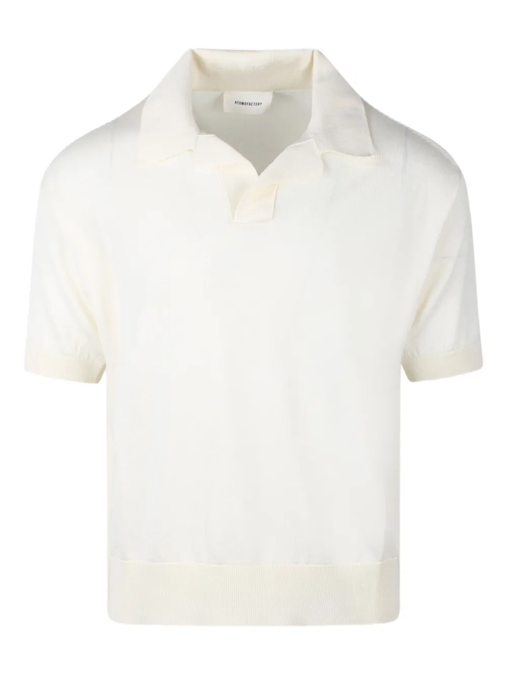 atomo factory short-button polo shirt | White | Image 1