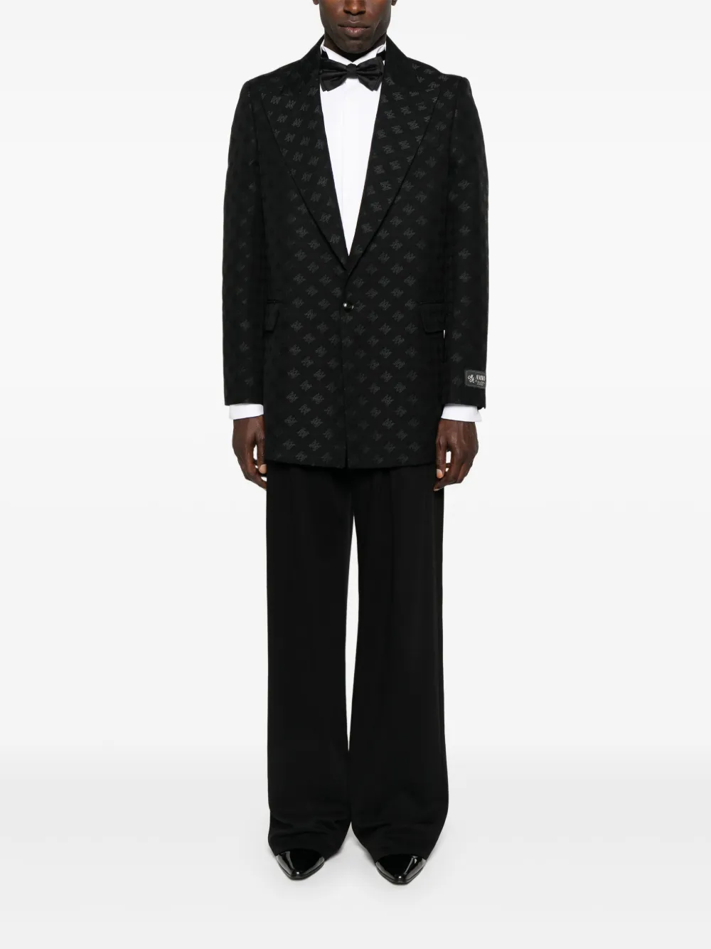 AMIRI Blazer met logo-jacquard Zwart