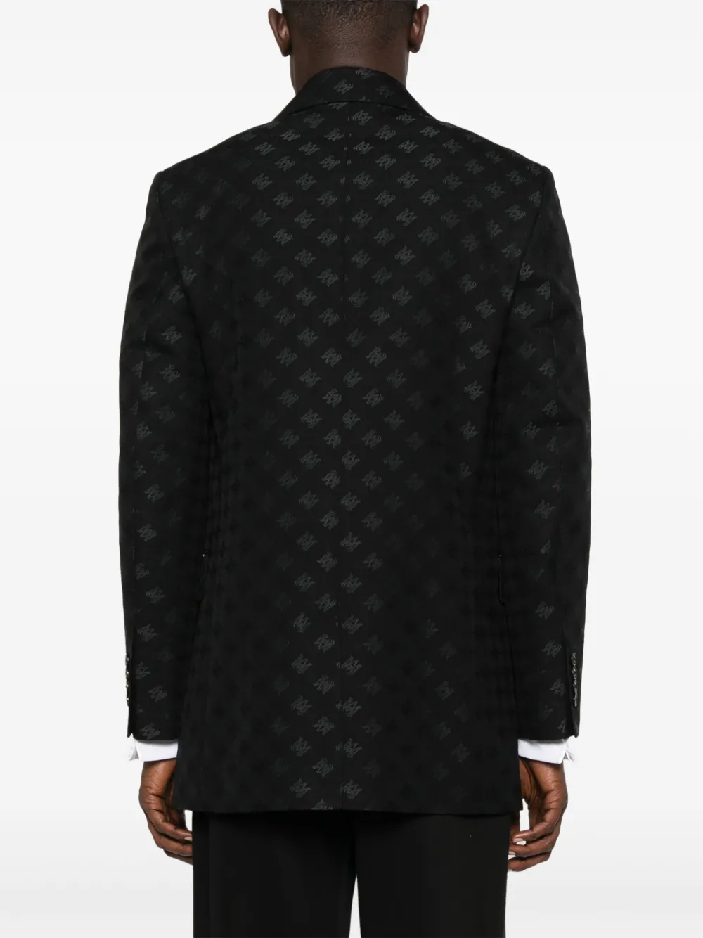 AMIRI Blazer met logo-jacquard Zwart