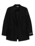 AMIRI logo-jacquard blazer - Black