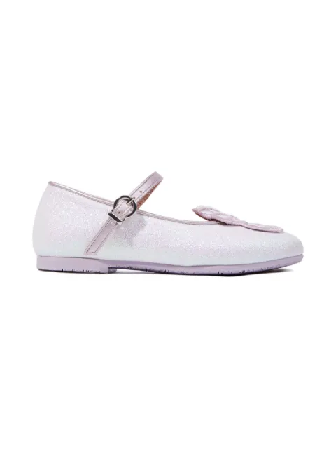 Sophia Webster Mini ballerines à broderie papillon