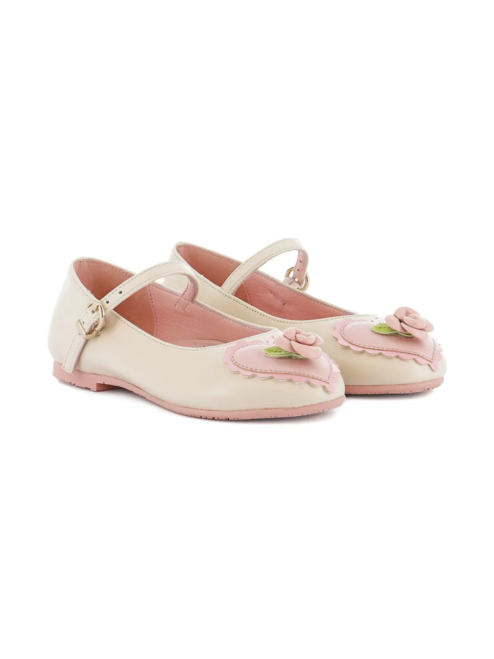 Sophia Webster Mini Amora flat ballerinas - Wit