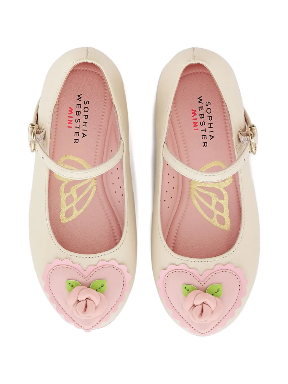 Sophia Webster Mini Amora flat ballerinas White