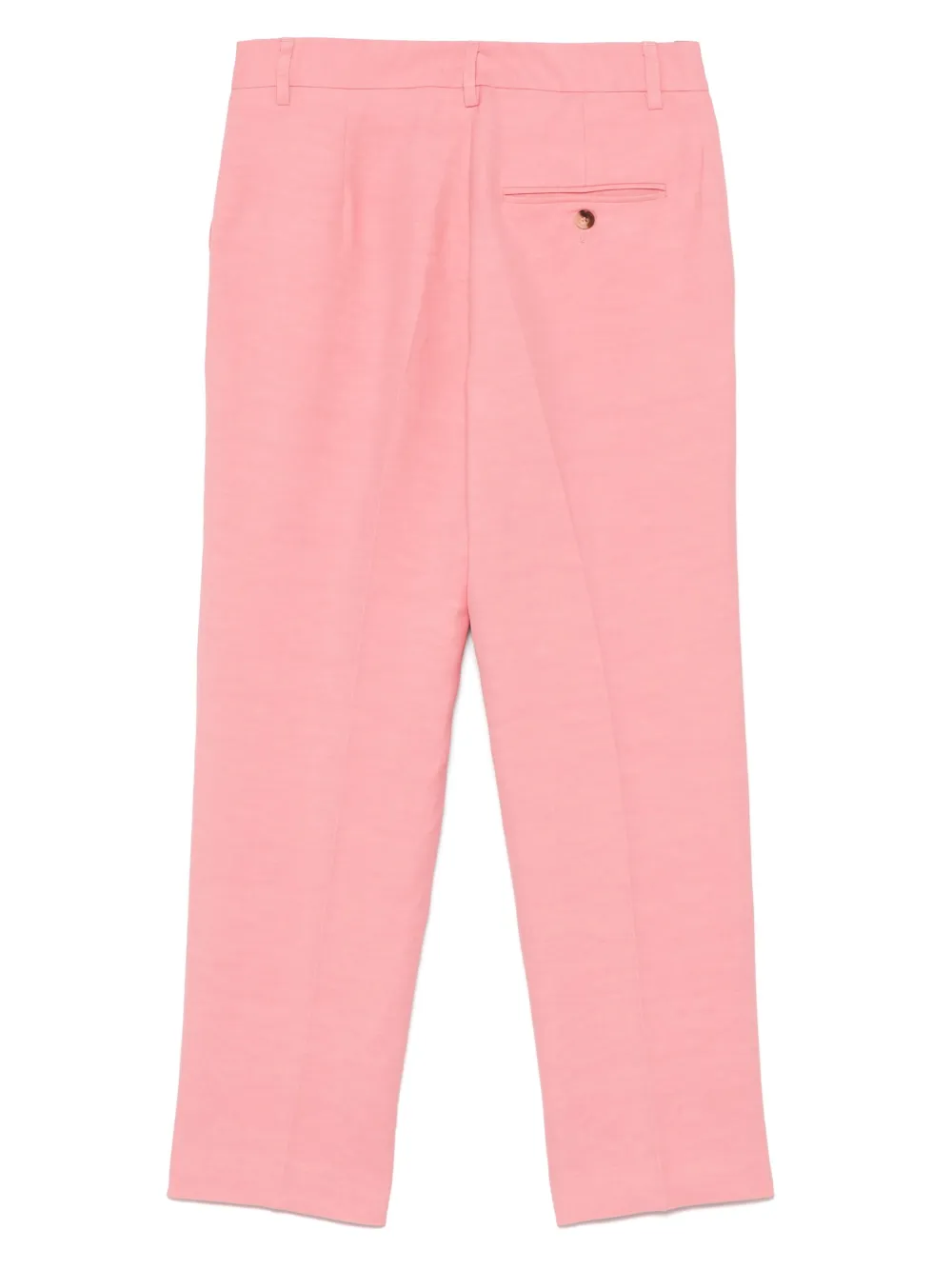 Alberto Biani Broek met slub-textuur - Roze