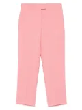 Alberto Biani slub-textured trousers - Pink