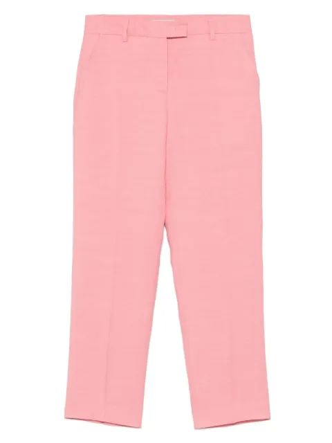 Alberto Biani slub-textured trousers