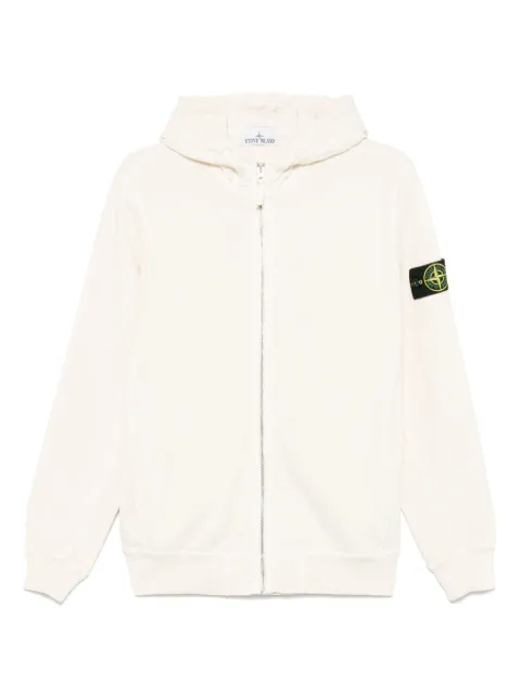 Stone Island Hoodie aus Malfilé-Fleece