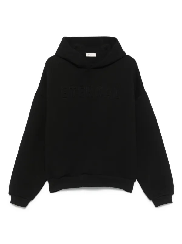 2日限定価格‼️ESSENTIALS FEAROFGODパーカーライトオートミール FOG ESSENTIALS - 21SS BACK LOGO HOODIE (RUBBER) / ライト