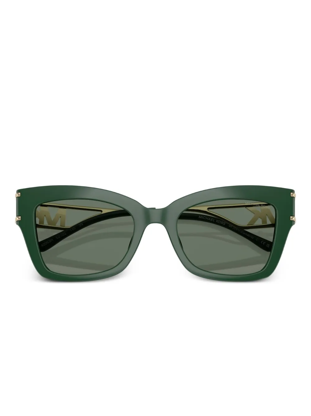Michael Kors Zonnebril met logoplakkaat Groen
