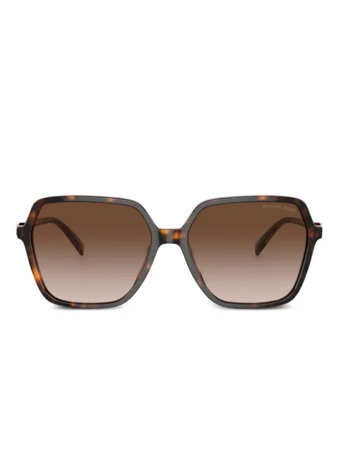 Michael Kors lentes de sol con placa del logo