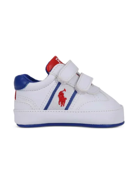 POLO RALPH LAUREN KIDS tenis con logo bordado