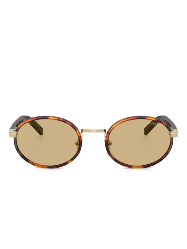 小物 PRADA l frame sunglasses brown Prada PR A13S L (54 - 23) with Brown lenses and Tortoise