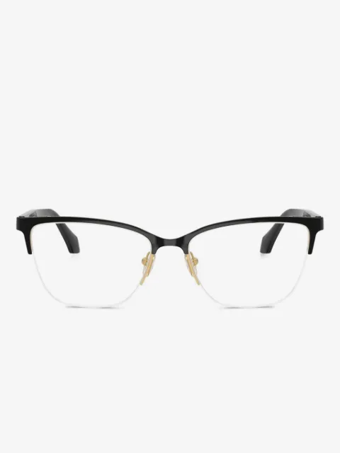 Versace Eyewear Brille mit Logo-Print