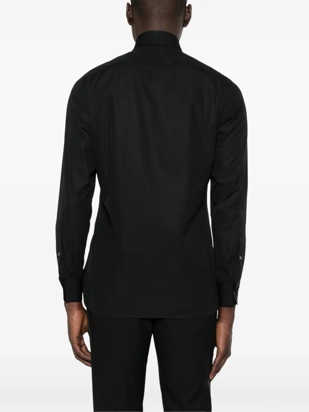 Lardini Lucien overhemd Zwart