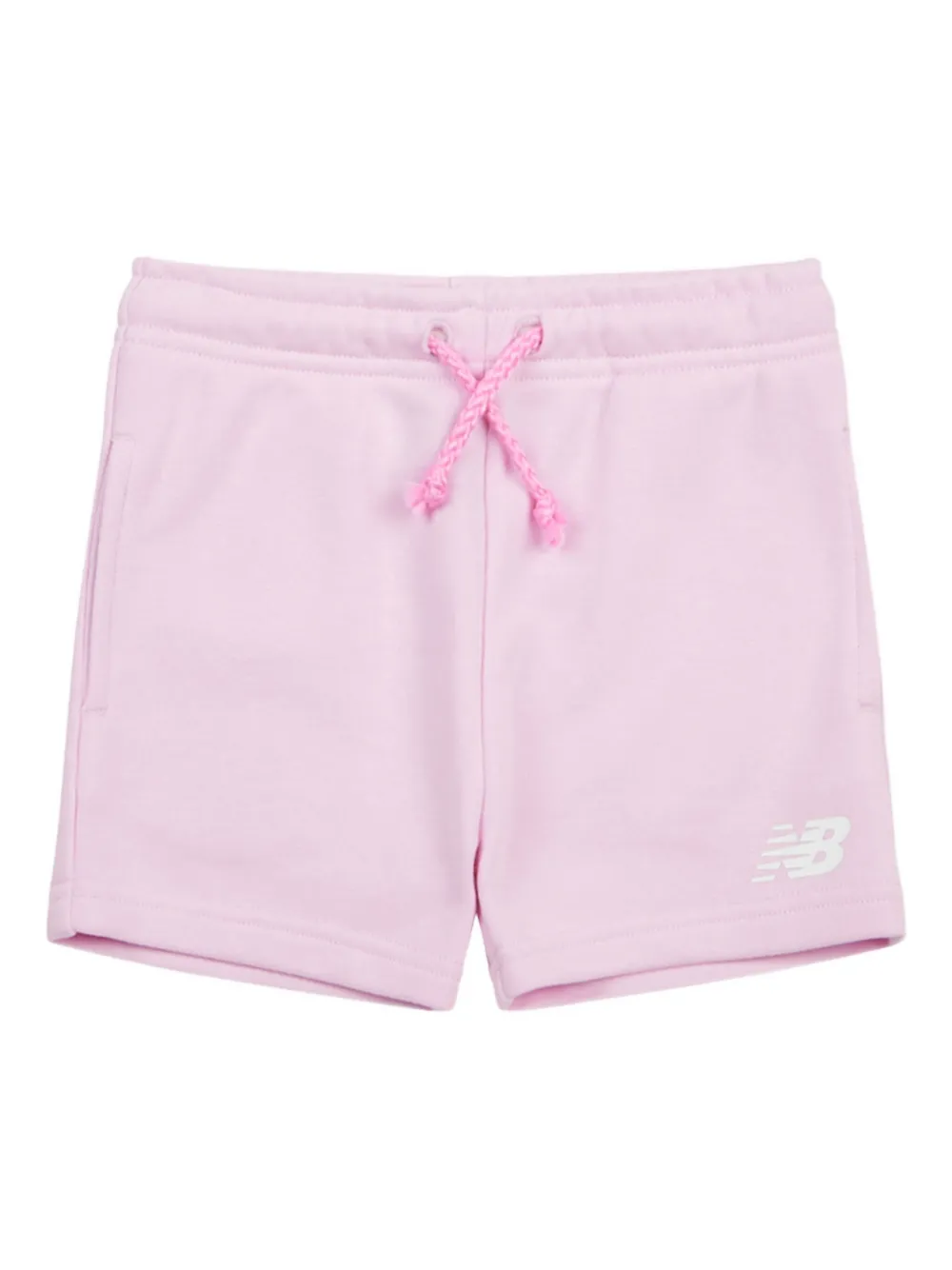 New Balance Kids Shorts set met logoprint Beige