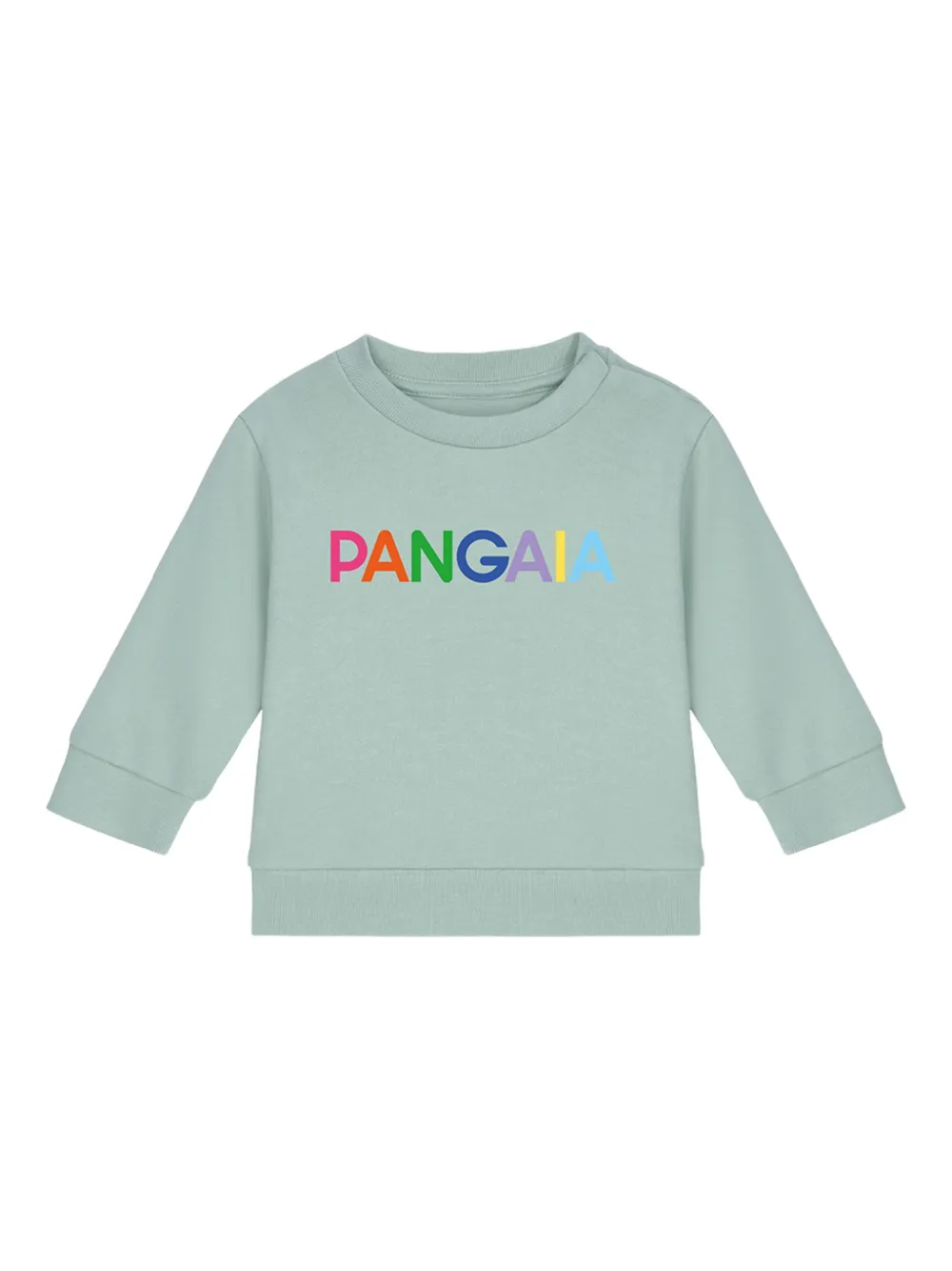 Pangaia Kids sudadera con logo gráfico | verde | Image 1