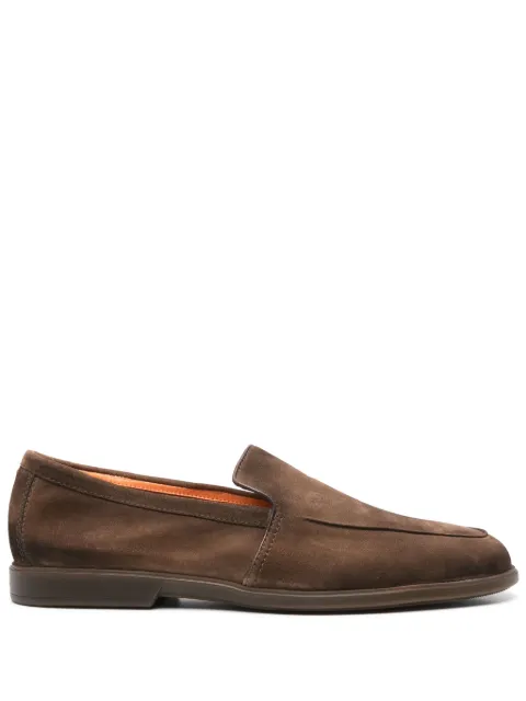 Santoni suede loafers