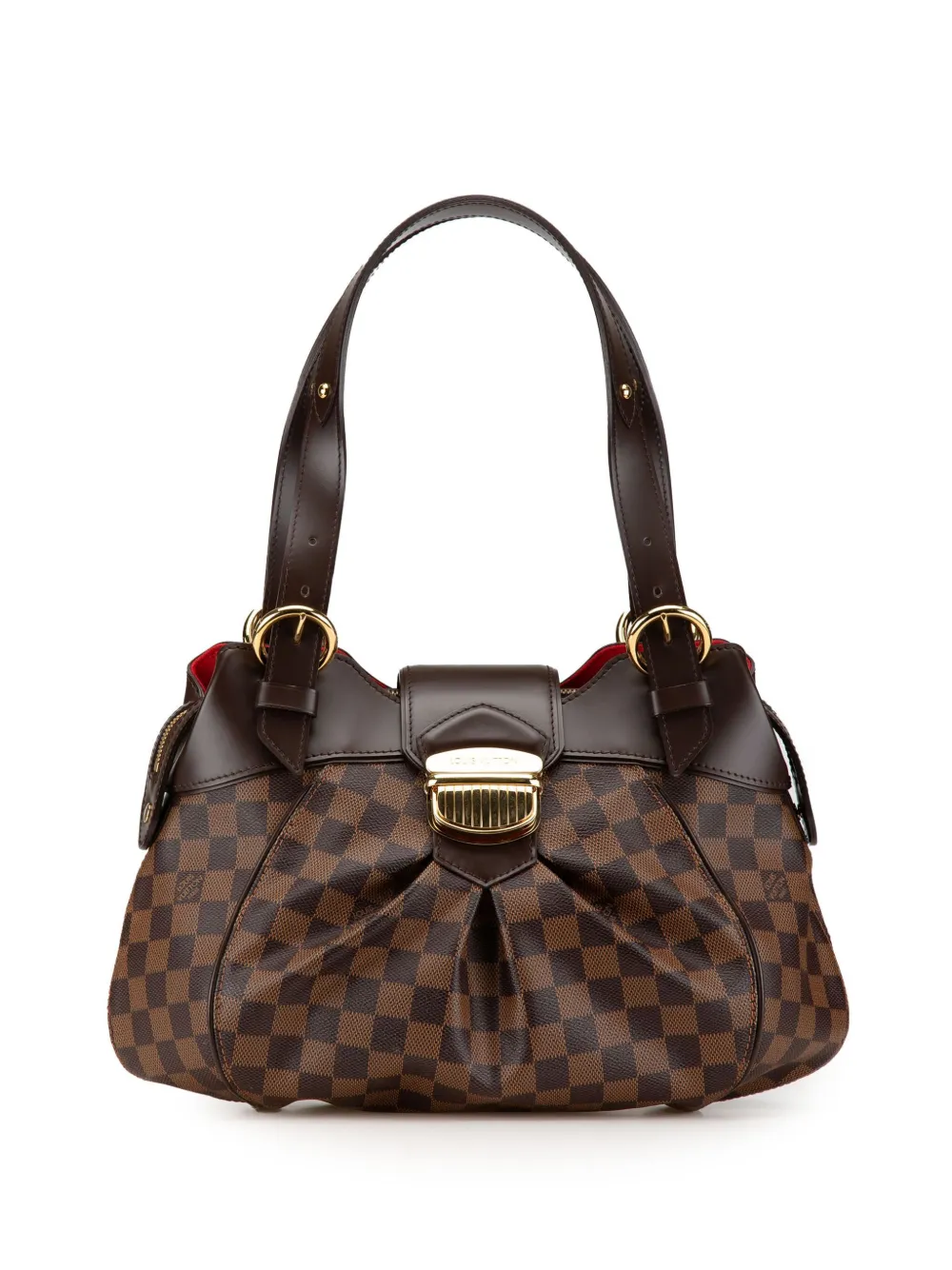 Louis Vuitton Pre-Owned 2011 ダミエ エベヌ システィナ PM ショルダーバッグ - ブラウン Louis Vuitton Pre-Owned 2011 ダミエ エベヌ システィナ PM ショルダーバッグ - ブラウン