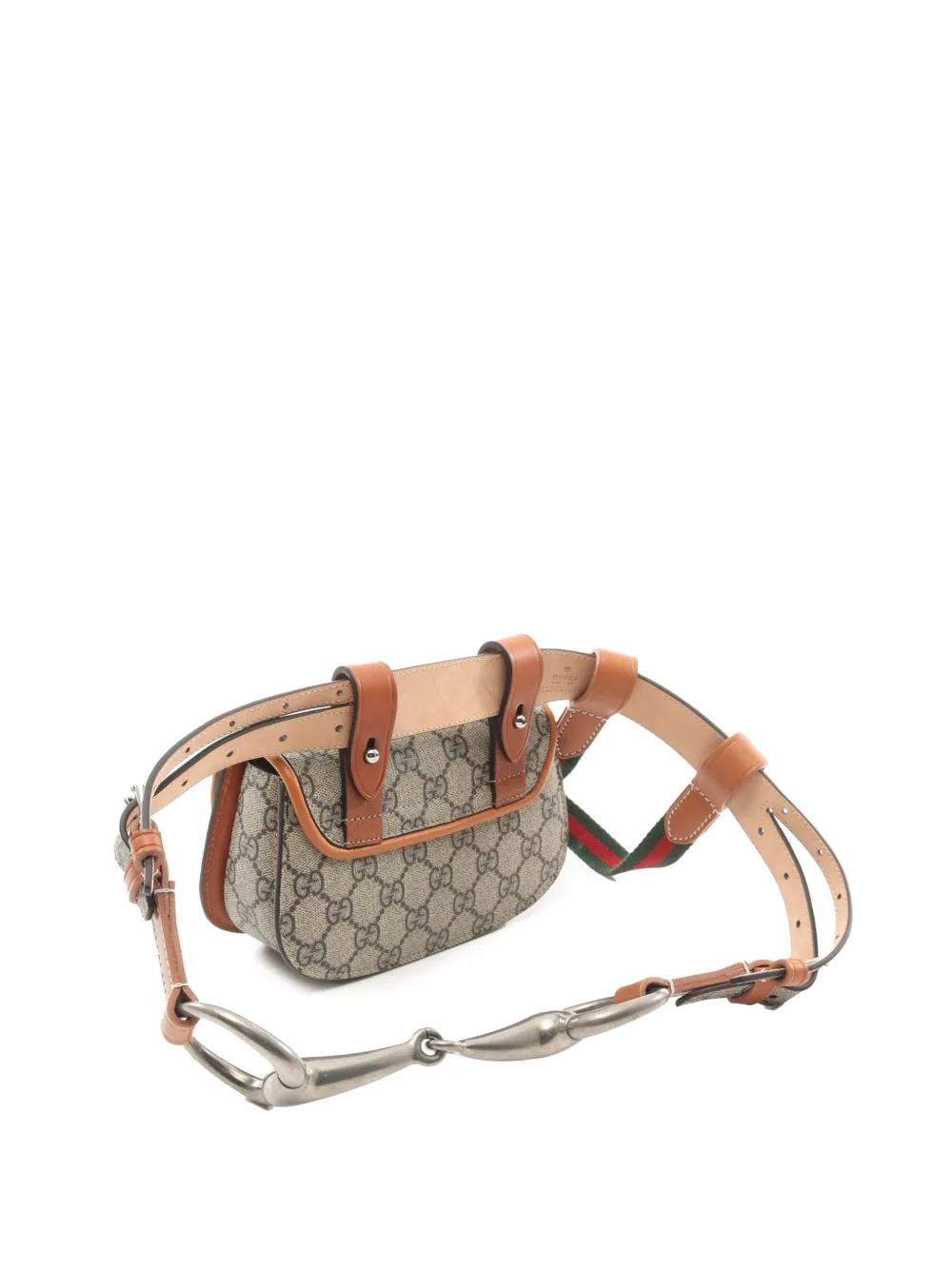 Gucci Pre-Owned 2016-2024 Mini GG Supreme Web Bamboo 1947 belt bag | Pre-Owned | Image 2