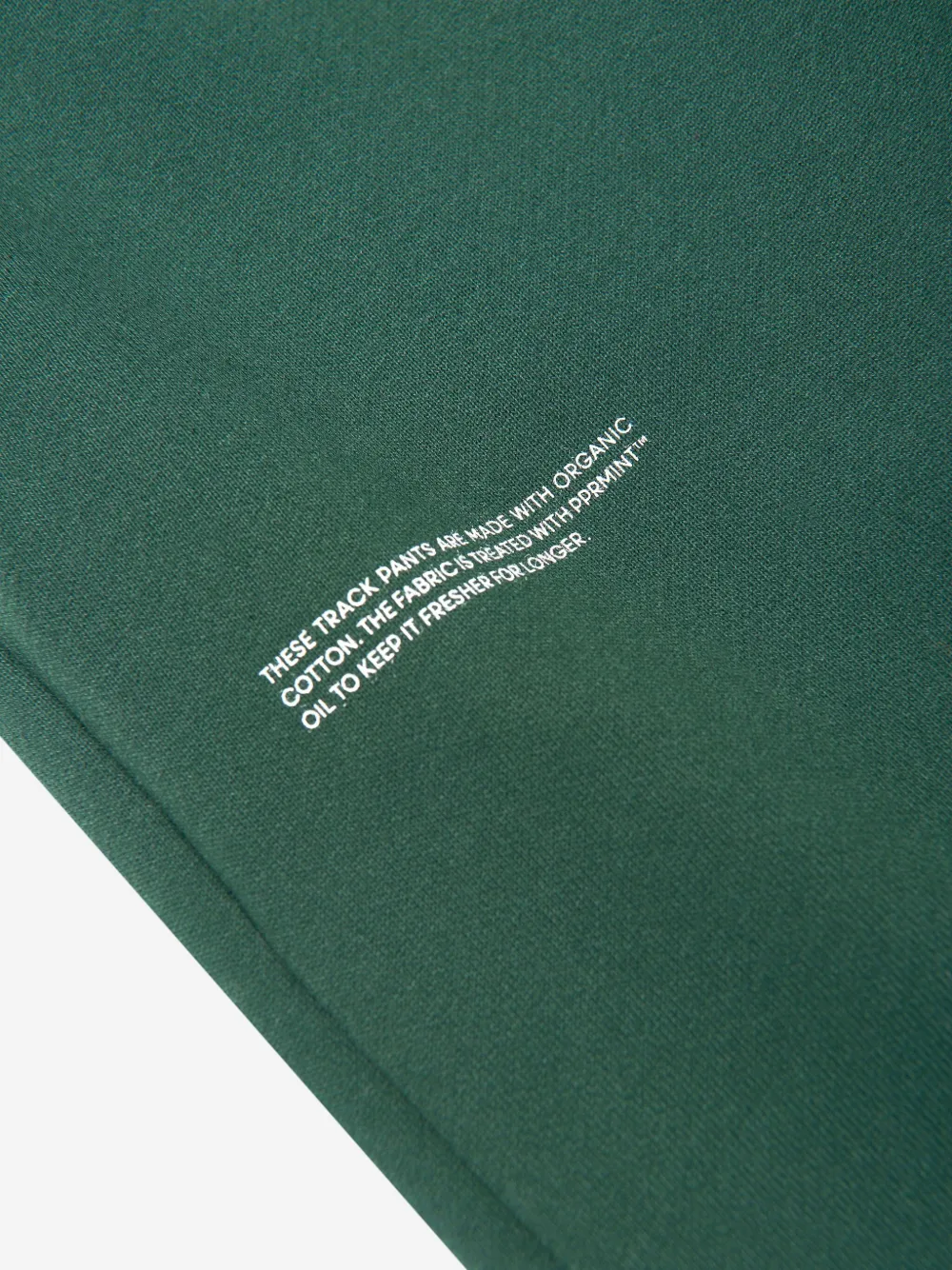 Shop Pangaia Elasticated Track Pants In Green