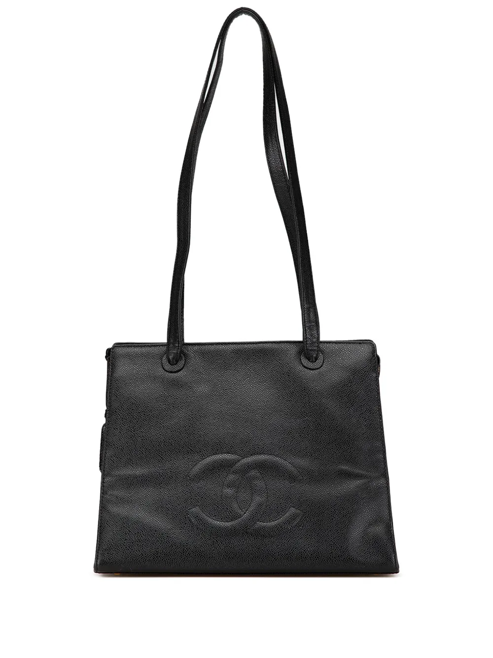 CHANEL Pre-Owned 1997-1999 CC Caviar Leather tote bag | Black | Image 1