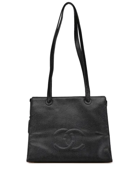 CHANEL Pre-Owned 1997-1999 CC Caviar Leather tote bag