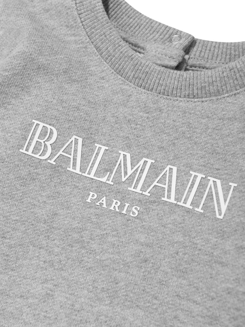 Balmain Kids Sweater met logo Grijs