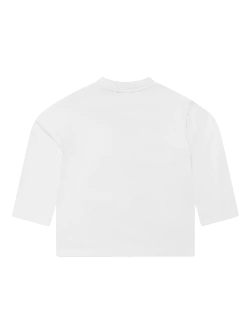 BALMAIN EMBROIDERED-MONOGRAM SWEATSHIRT