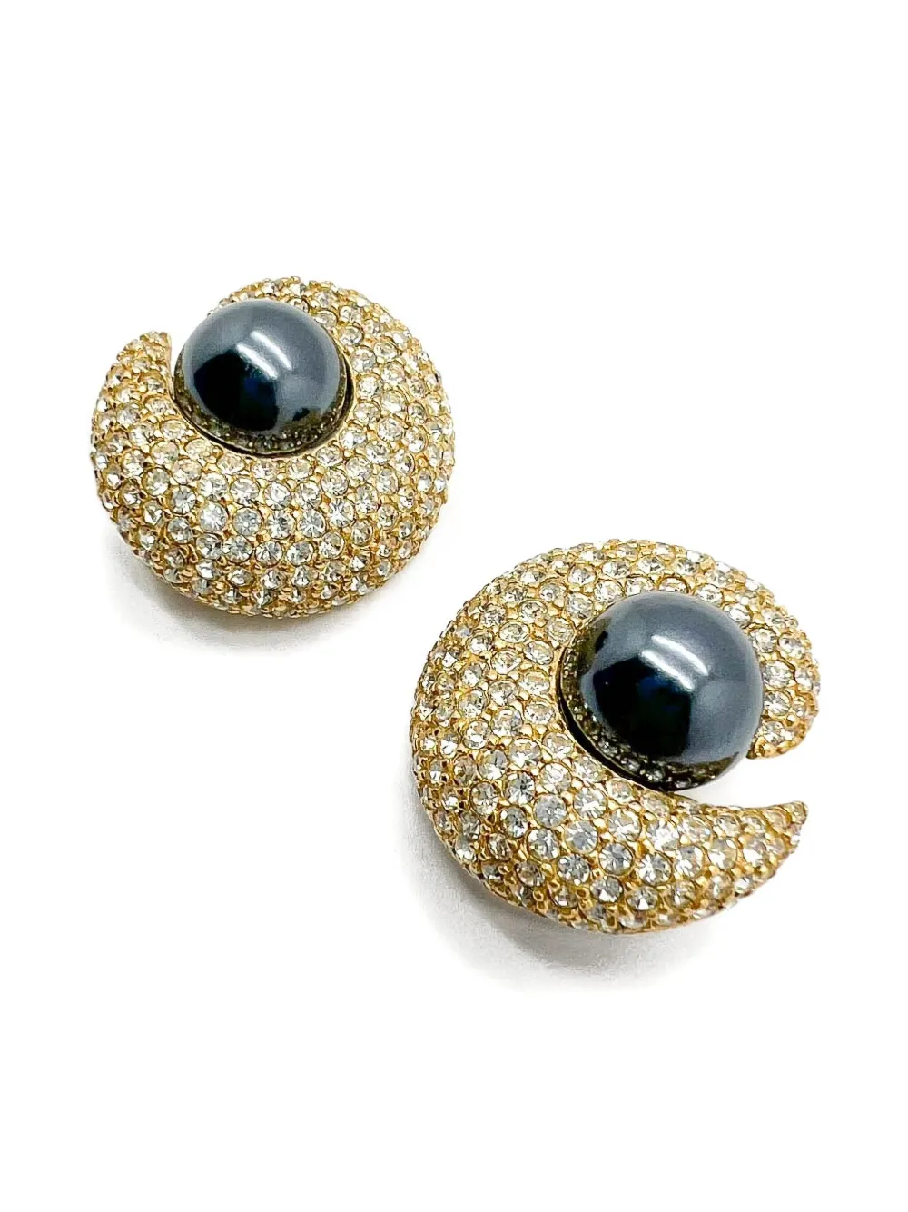 Jennifer Gibson Jewellery 1980s Ciner pearl earrings | Image 2