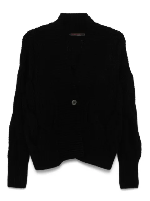 Incentive! Cashmere cárdigan en tejido de ochos