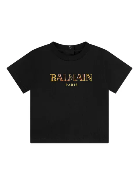 Balmain Kids logo-print T-shirt 