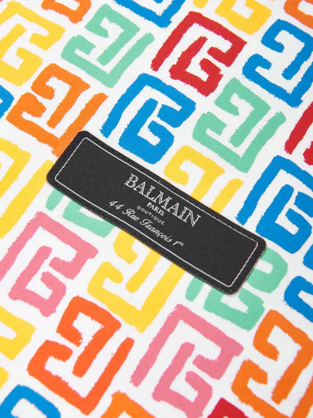 BALMAIN LOGO-PRINT T-SHIRT