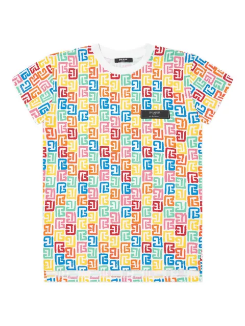 Balmain Kids logo-print T-shirt 