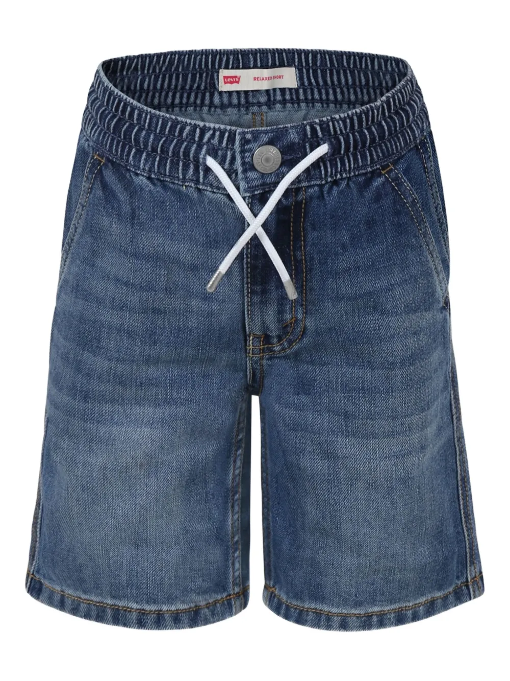 Levi's Kids Spijkershorts met gewassen-effect Blauw