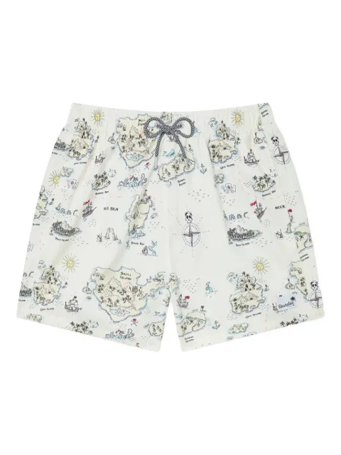 Boardies graphic-print swim shorts