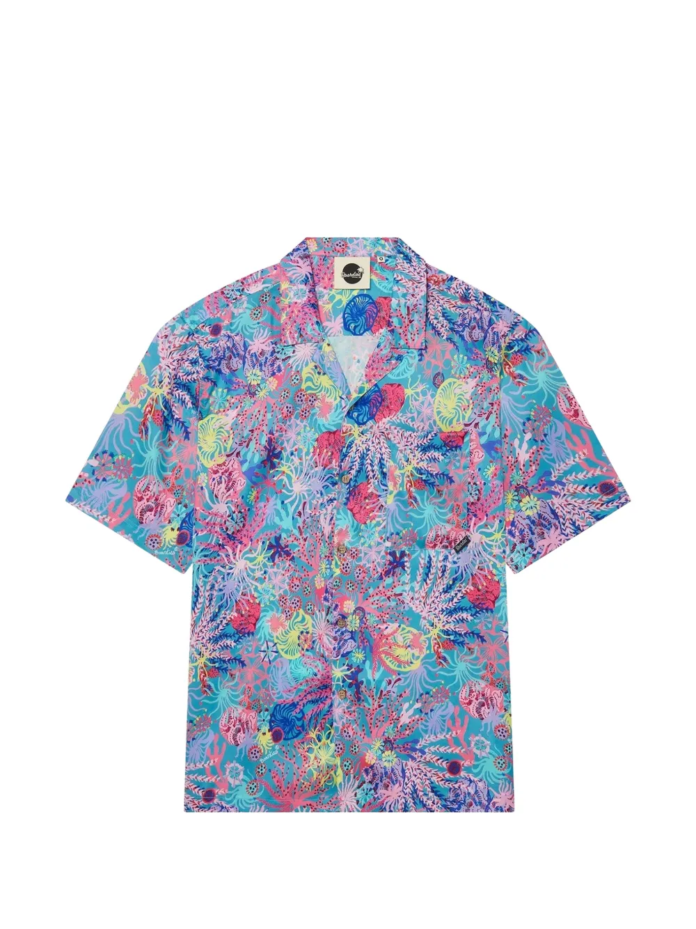 Boardies Coral floral shirt - Blu