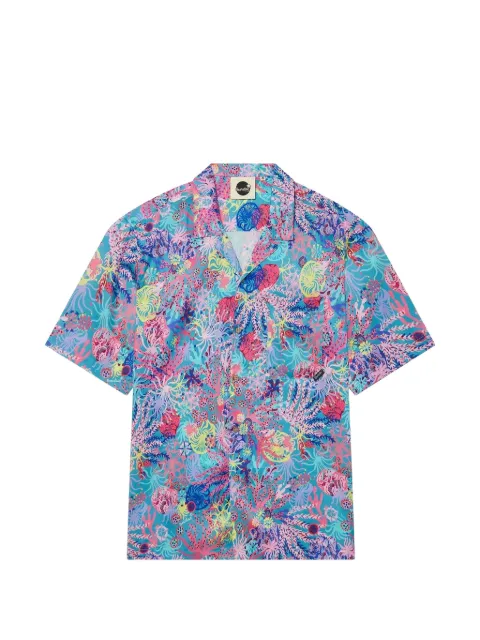 Boardies Coral floral shirt