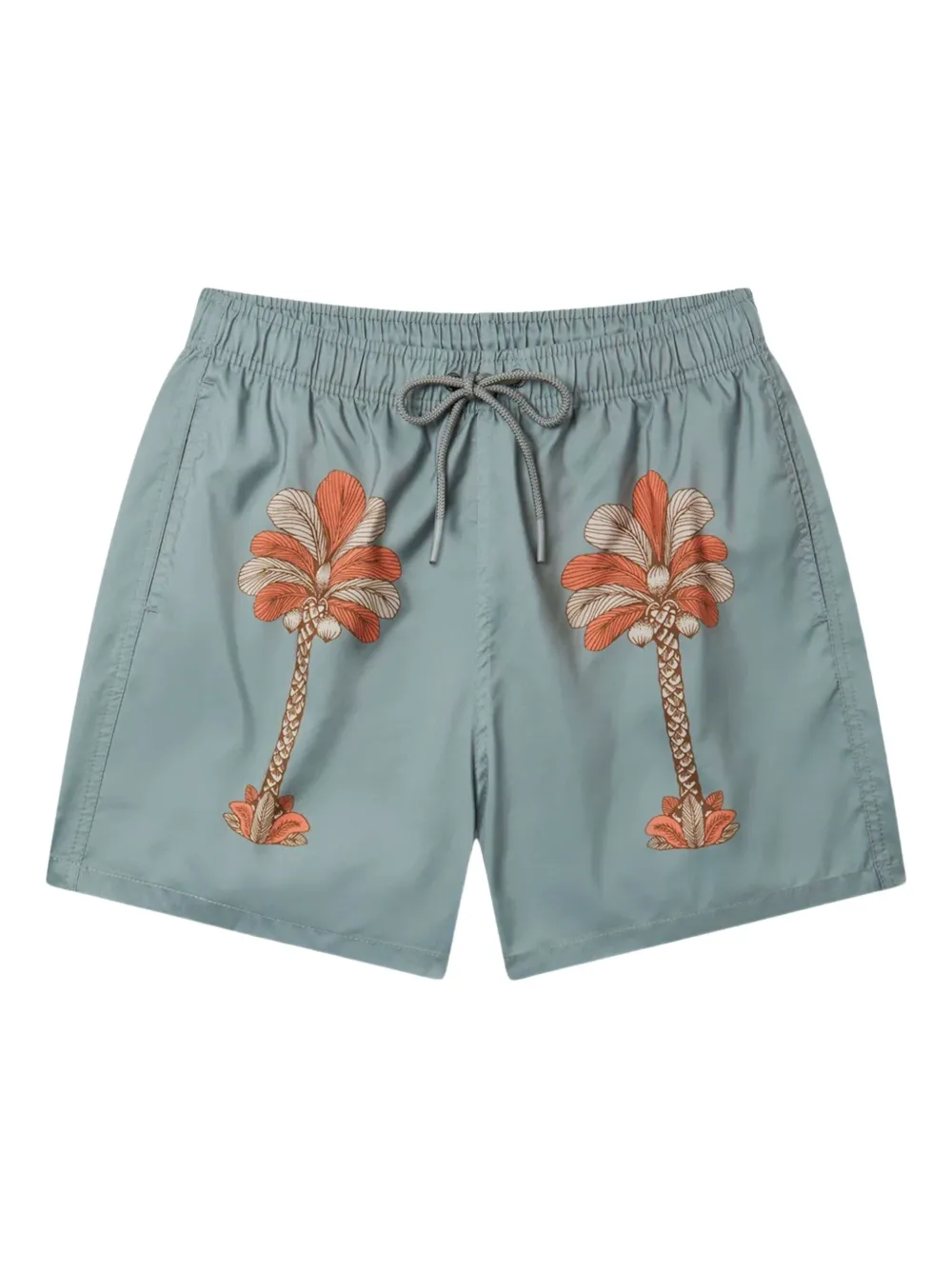 graphic-print swim shorts