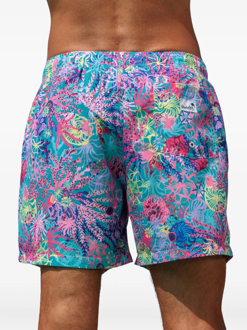 Boardies Zwembroek met grafische print Paars