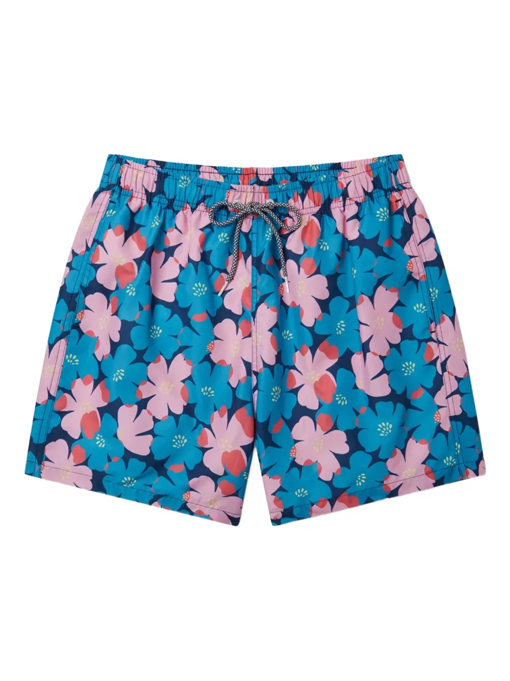 floral-print swim shorts