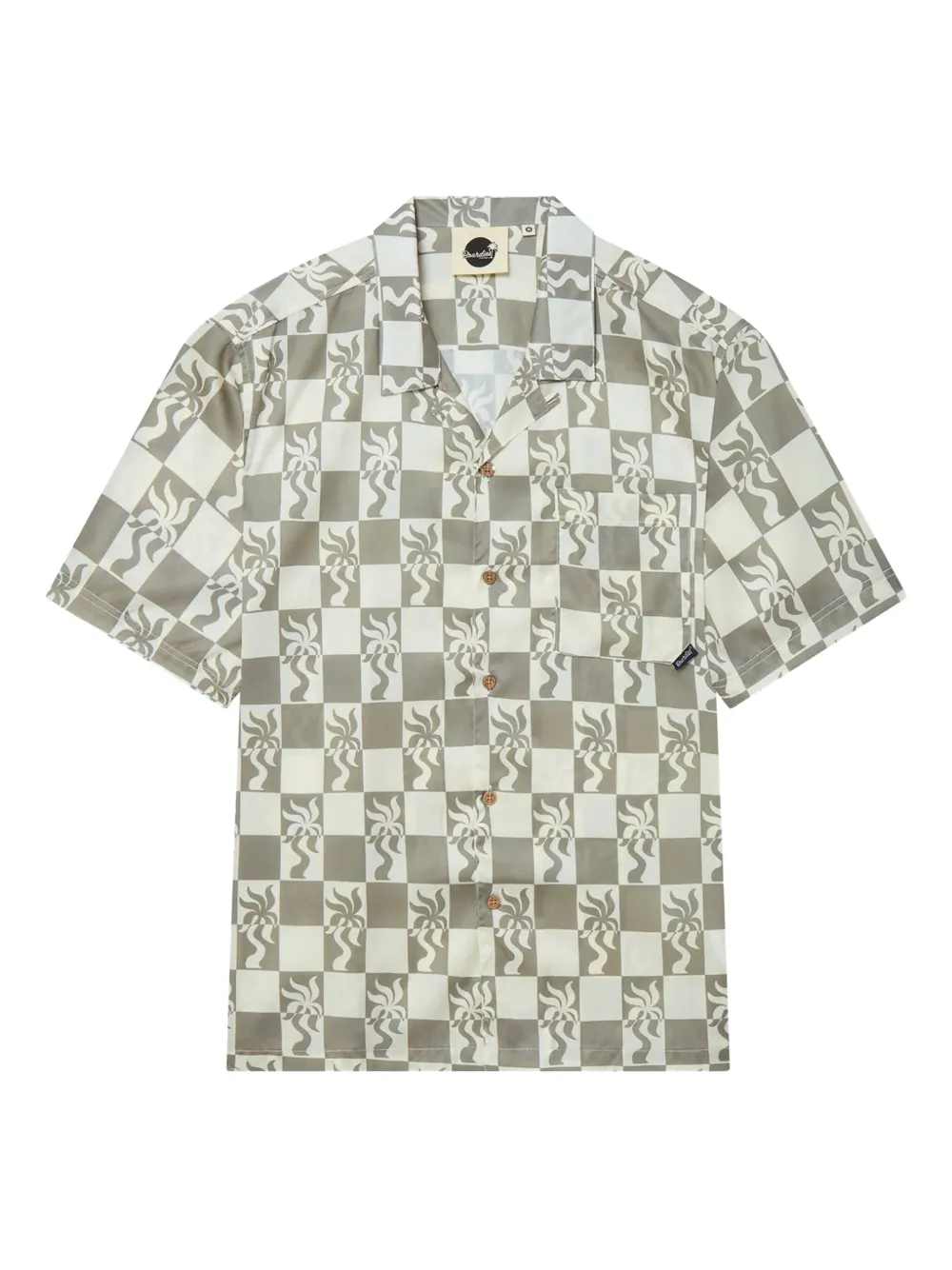 graphic-print shirt
