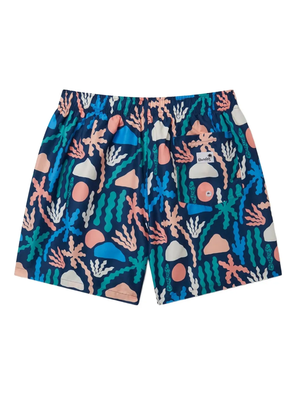 graphic-print swim shorts