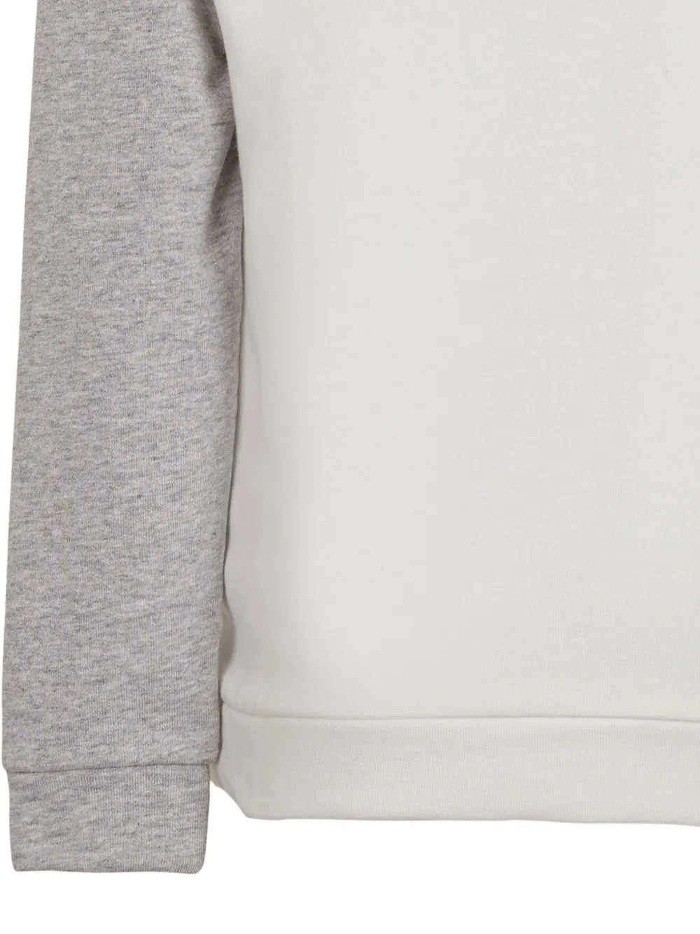 Eleventy Kids Hoodie met geborduurd logo Wit