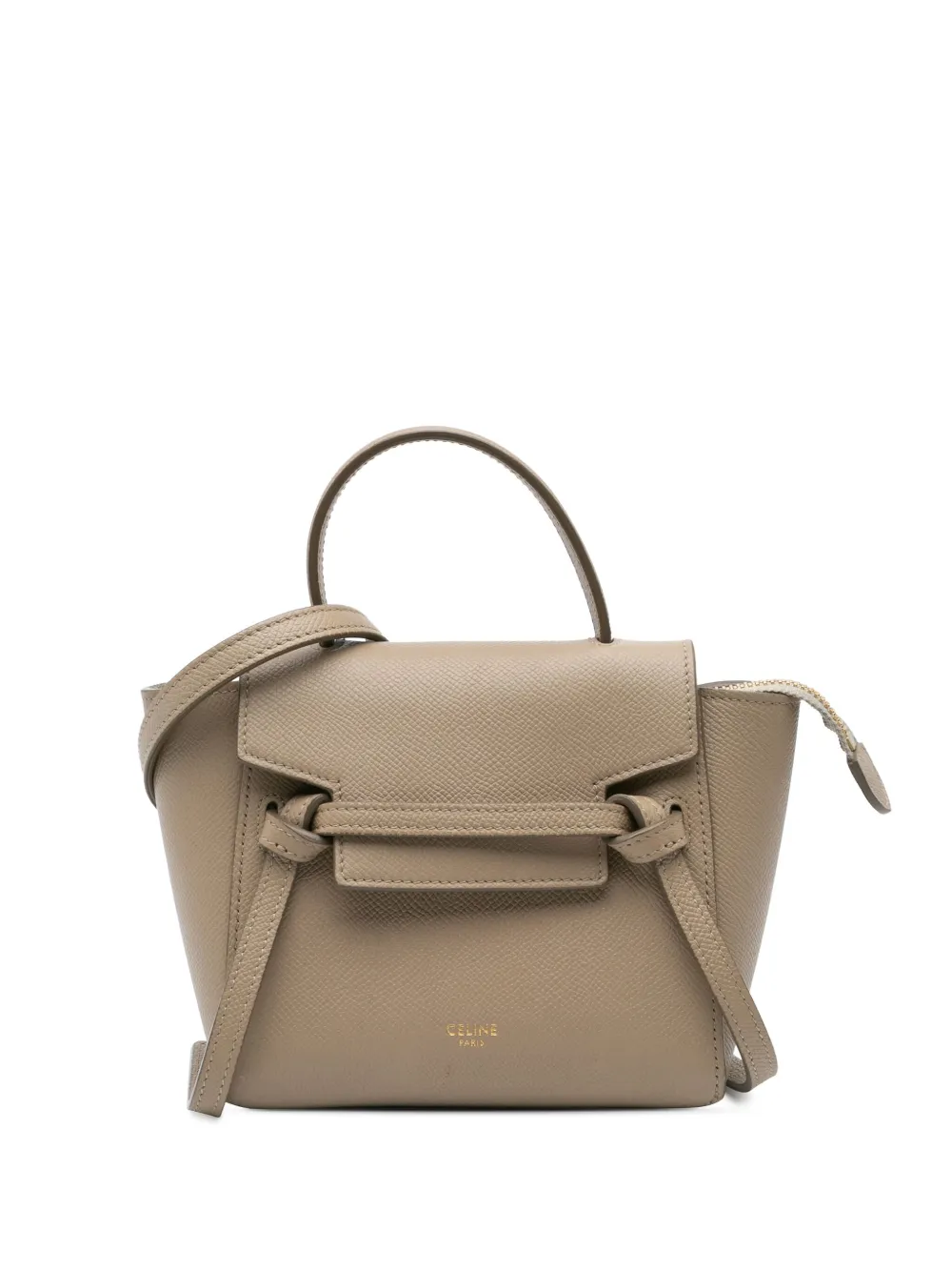 Céline Pre-Owned 2020 ピコ グレインカーフ ベルトバッグ サッチェル - ブラウン Céline Pre-Owned 2020 ピコ グレインカーフ ベルトバッグ サッチェル - ブラウン
