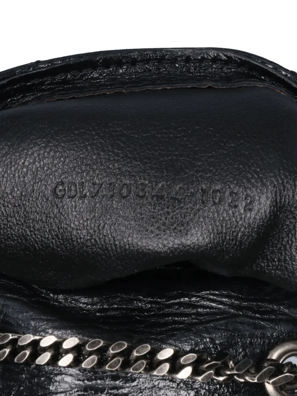 Saint Laurent Pre-Owned 2022 マイクロ クリンクルレザー ニキ
